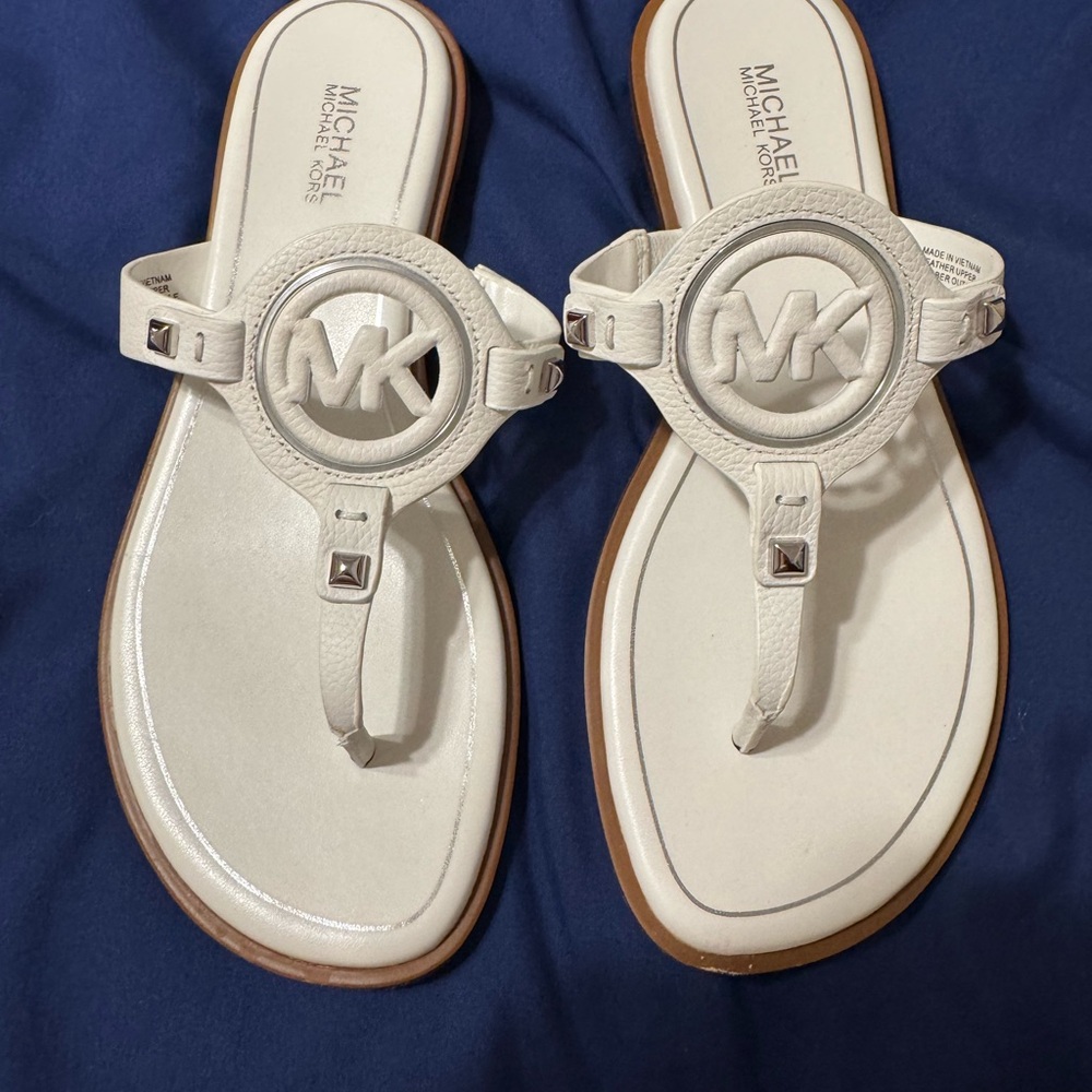 Michael Kors White Sandals